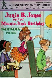 Junie B. Jones and that meanie Jim's birthday Book cover