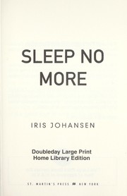 Sleep no more Cover Image