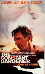 The constant gardener Book cover