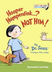 Hooper Humperdink--? Not him!  Cover Image